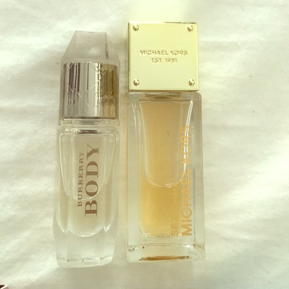 Sexy Amber Michael Coors perfume and Burberry body
