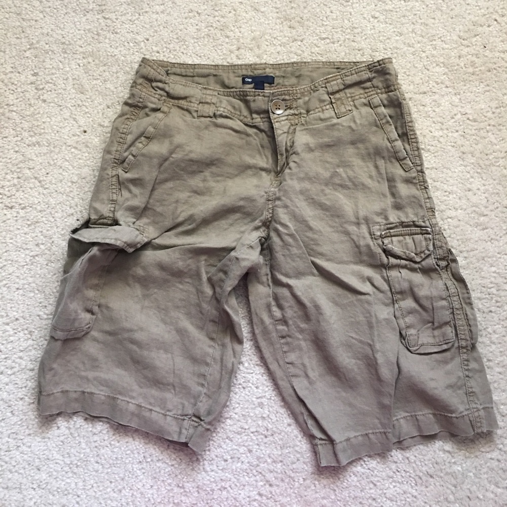 🏃🏽‍♀️MUST GO FAST🏃🏽‍♀️Linen Cargo Shorts