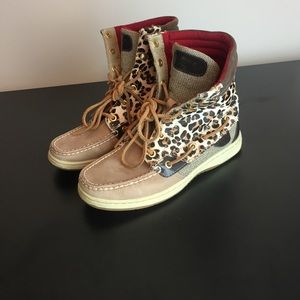 Sperry Cheetah Boots