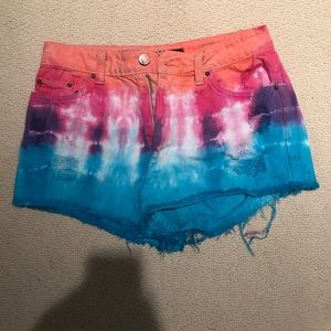 High rise shorts