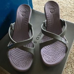 Awesome fun CROCS mule sandals