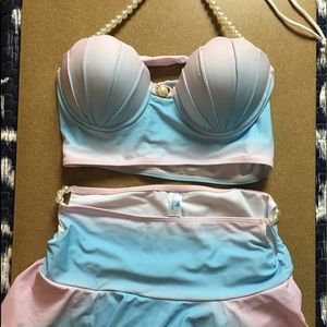 Pastel and Pearl Bikini Set Size L