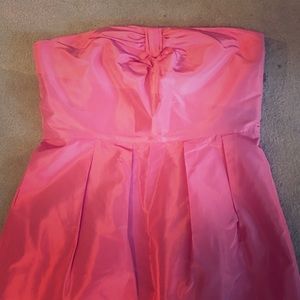 Silk Strapless J Crew Dress