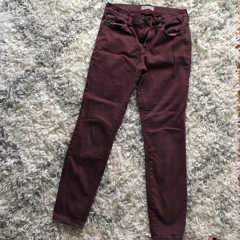 Madewell high riser skinny
