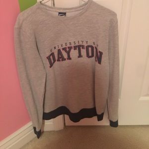 University of Dayton light sweatshirt