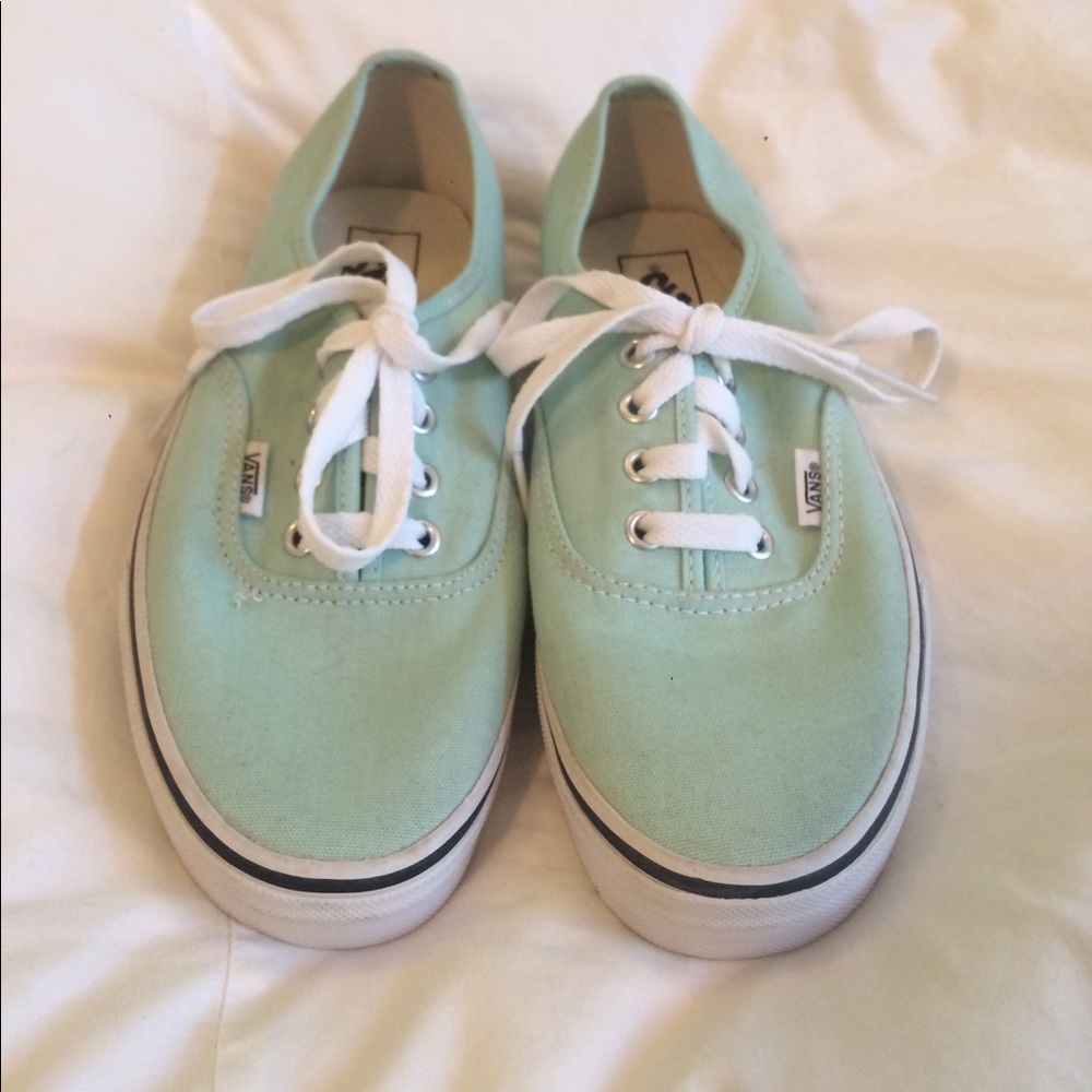 Mint blue VANS