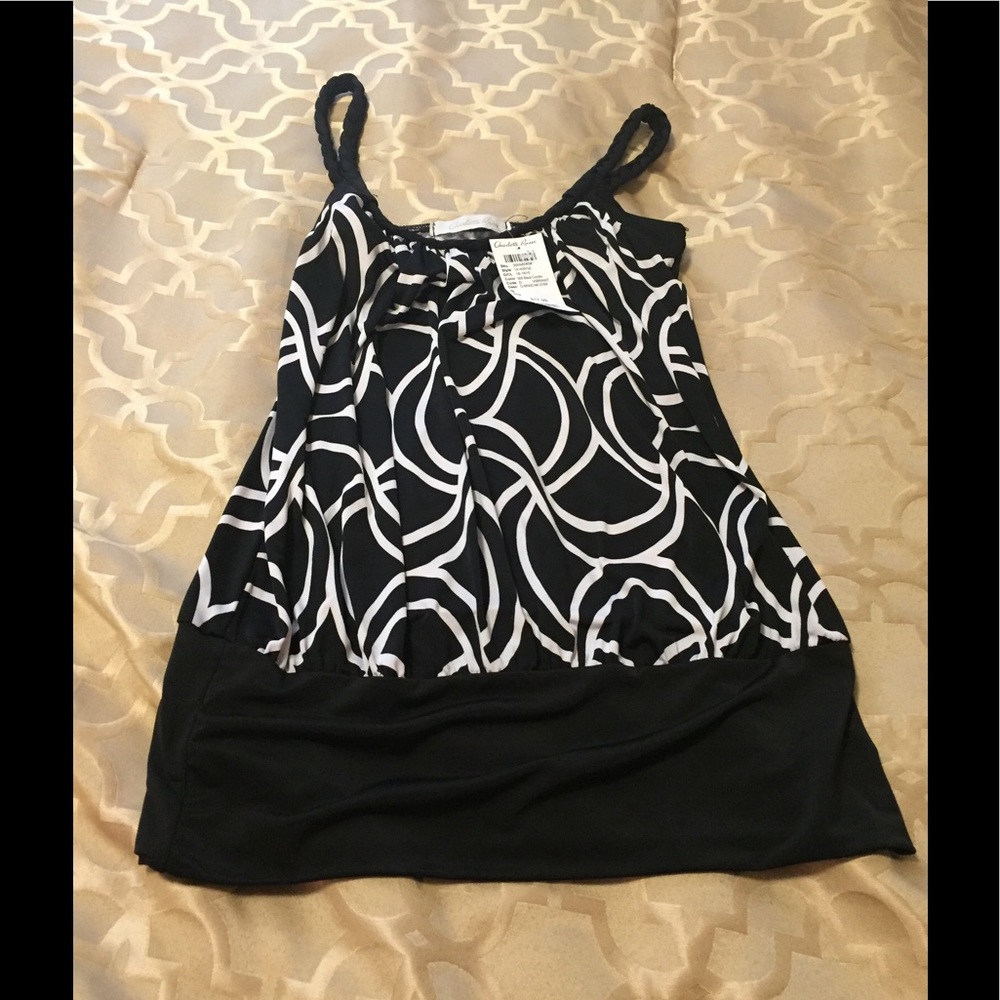 Black and white top