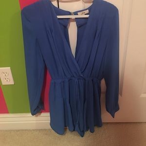 Blue Ava romper