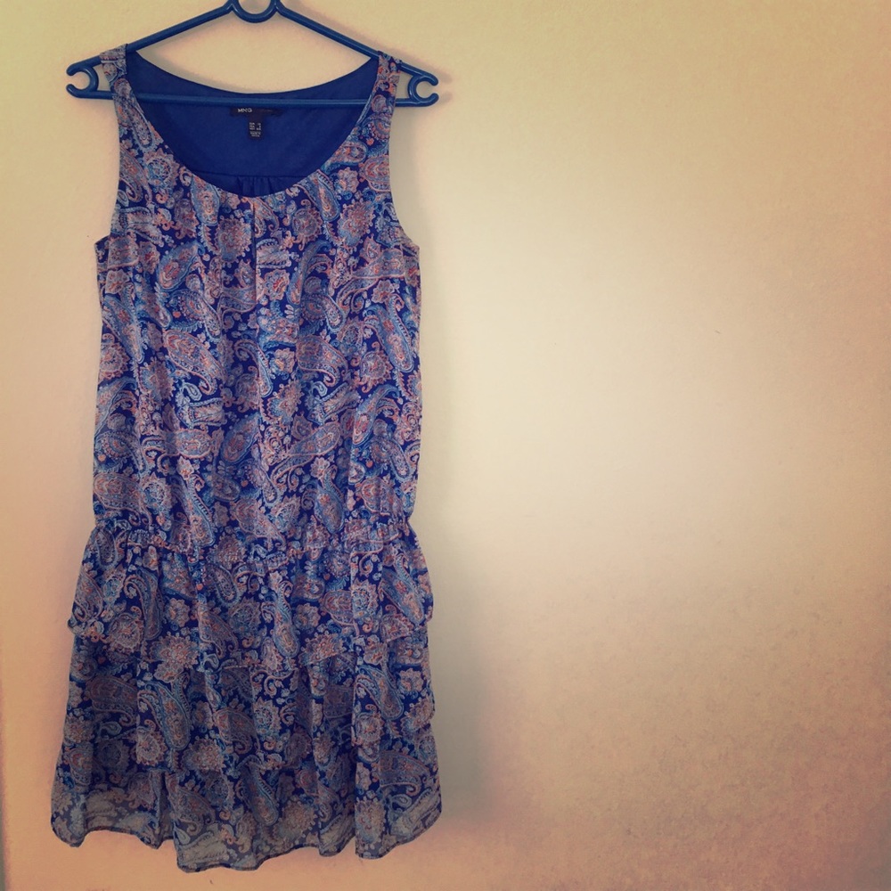 MGN paisley romper style dress