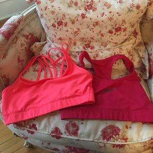 GAP and Nike M sports bras