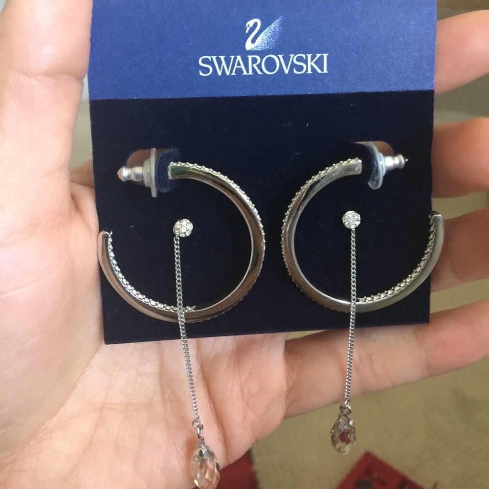 Swarovski dual earring set