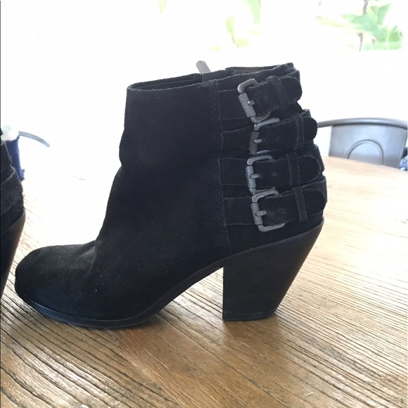 Black Suede Sam Edelman boots - Picture 1 of 2
