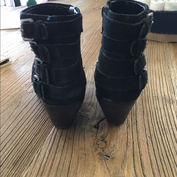 Black Suede Sam Edelman boots - Picture 2 of 2