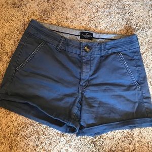 Blue wash shorts