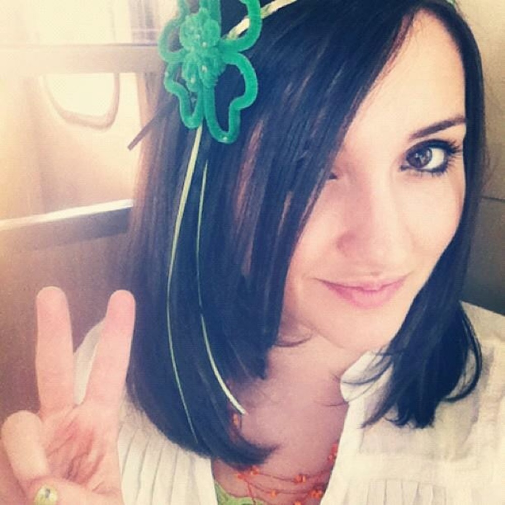 Handmade St. Patrick's headband