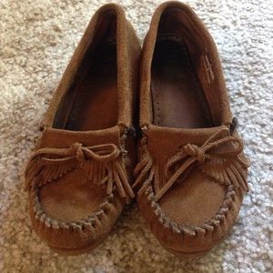 Minnetonka moccasins, size 8