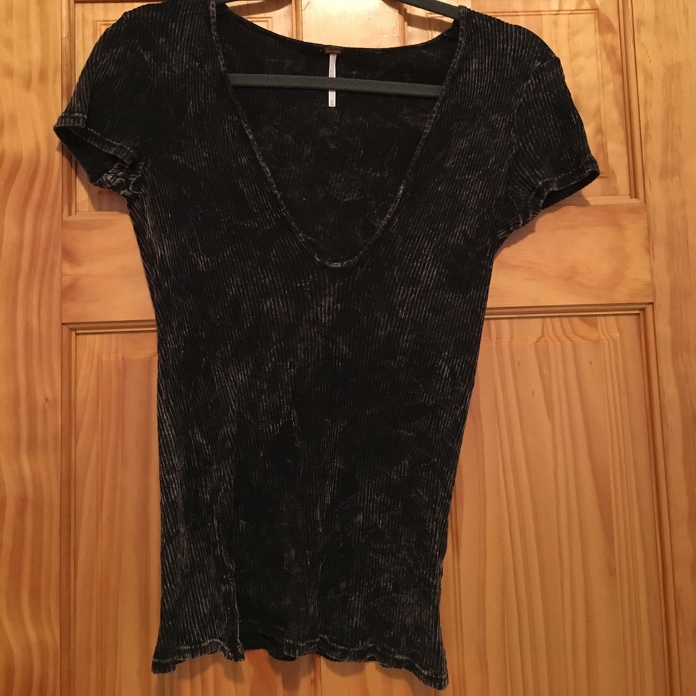 Free People acid washed t shirt