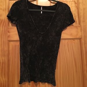Free People acid washed t shirt