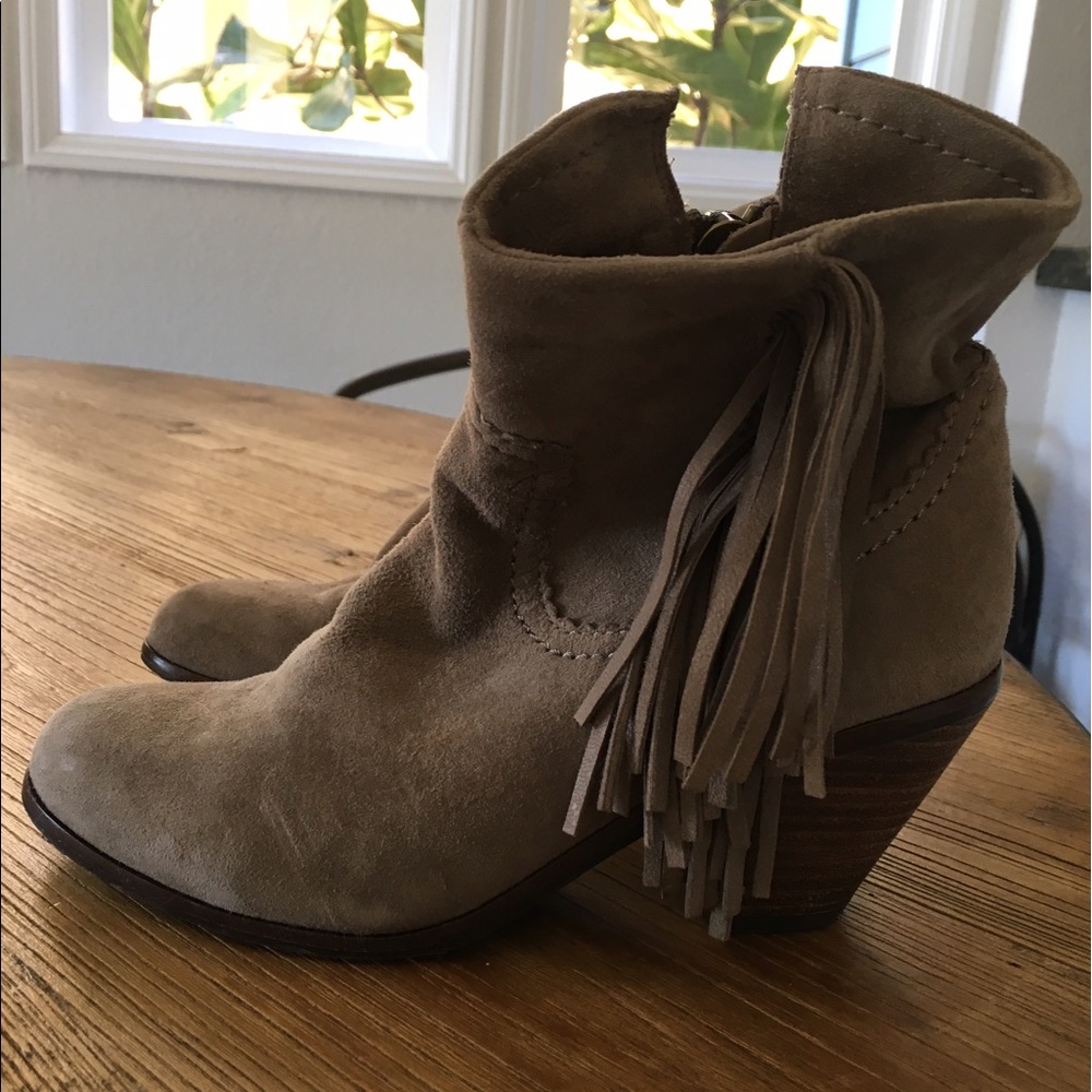 Beige Suede Sam Edelman boots
