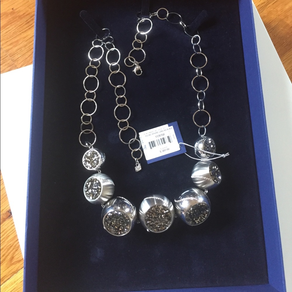 Swarovski Round Sphere Long Necklace