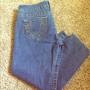 True Religion Size 32 Capri / Cropped Denim