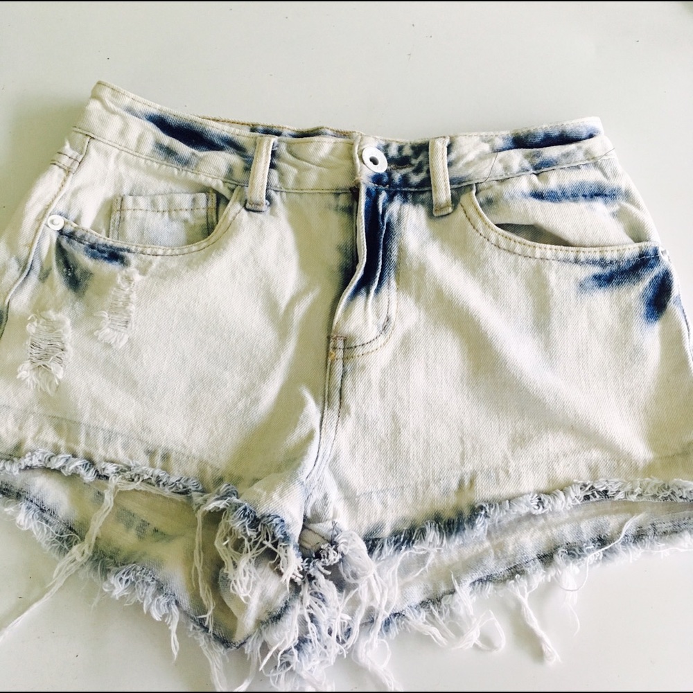 High rise shorts