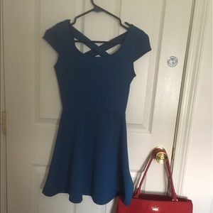 Navy blue dress