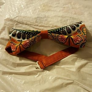 African print bow tie