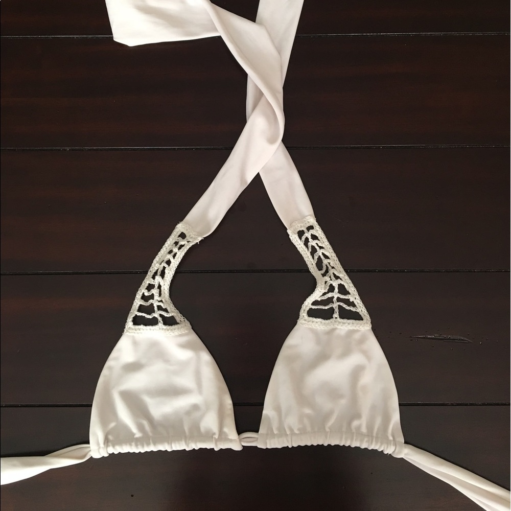 Acacia swimwear Plumeria top