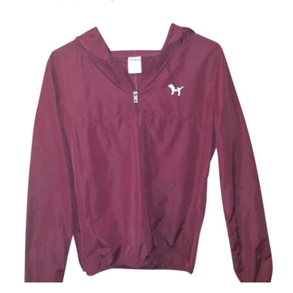 Pink Anorak Windbreaker Raincoat