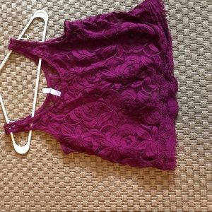 Lacey crop top