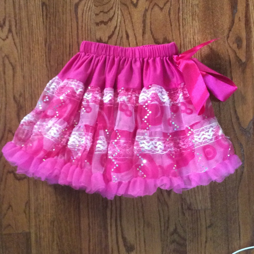 Pretty Chic pink sequins skirt