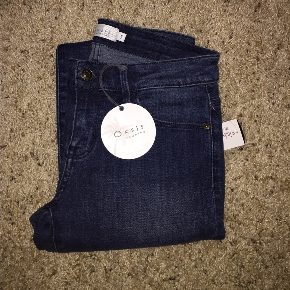 Skinny denim jeans