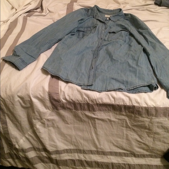 Long Sleeved Chambray Shirt - Picture 1 of 1