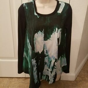 Long sleeve asymmetrical NWOT XS