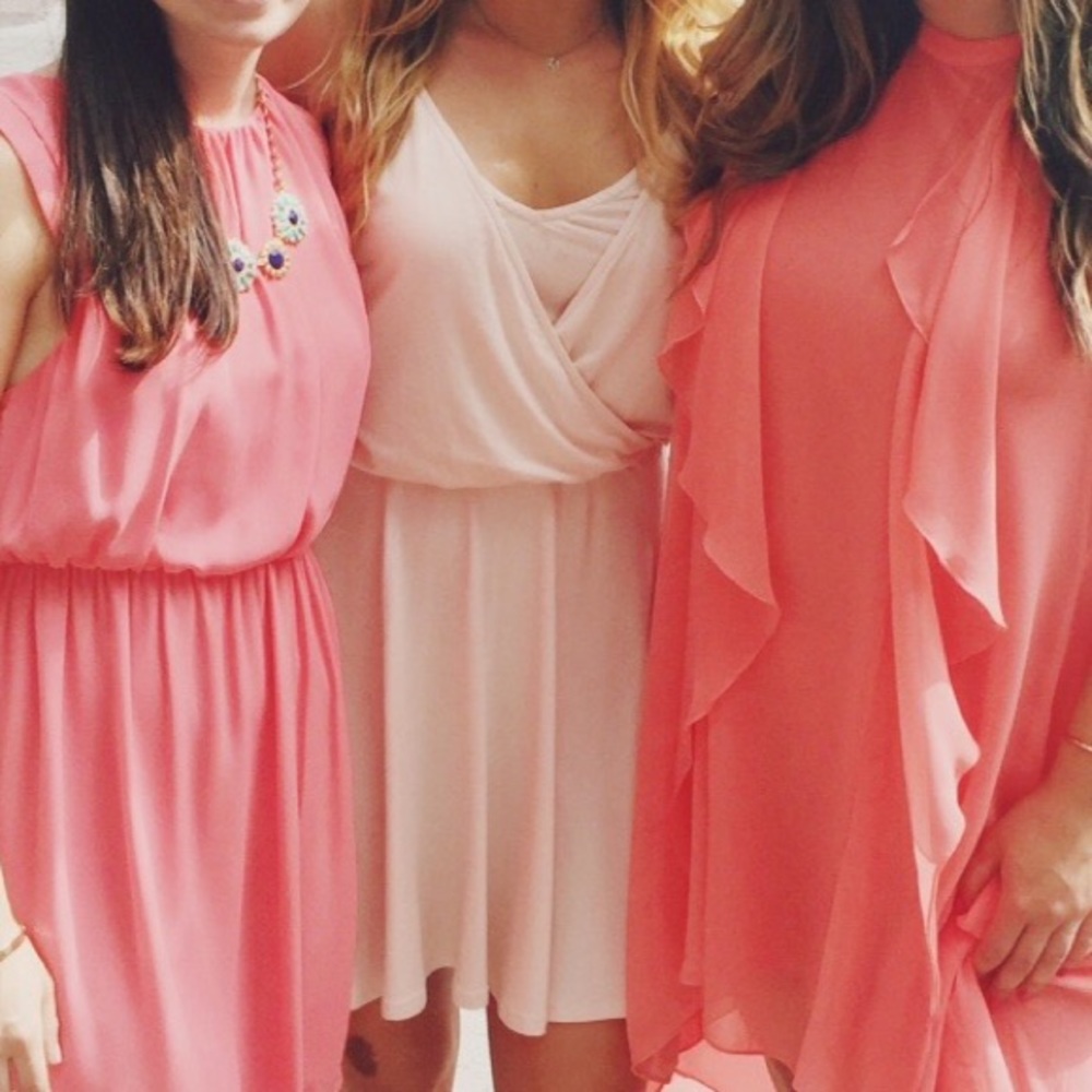 Ella Moss soft light pink dress