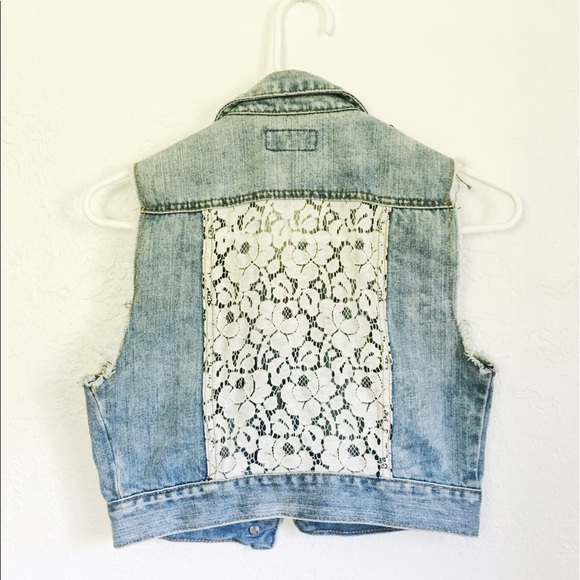 Studded Chiqle Denim Architect Vest - Picture 2 of 2
