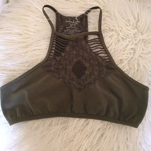 dark olive free people bandeau