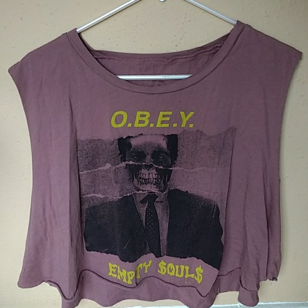 OBEY Empty Souls Crop Top