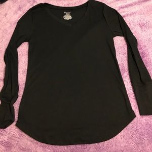 Black long sleeve shirt