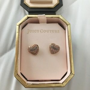 Juicy Couture Pink Heart Earrings