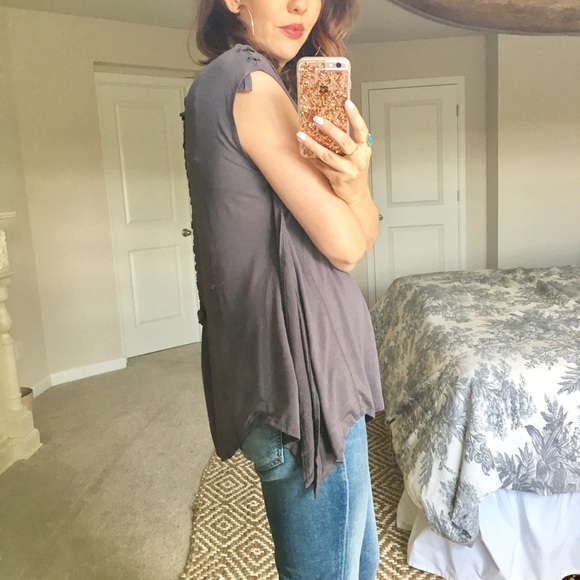 ✨SALE✨Braided laser cut dolman top - Picture 4 of 4