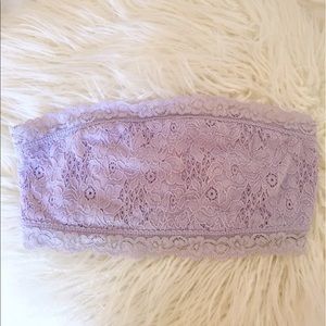 urban outfitters lavender lace bandeau