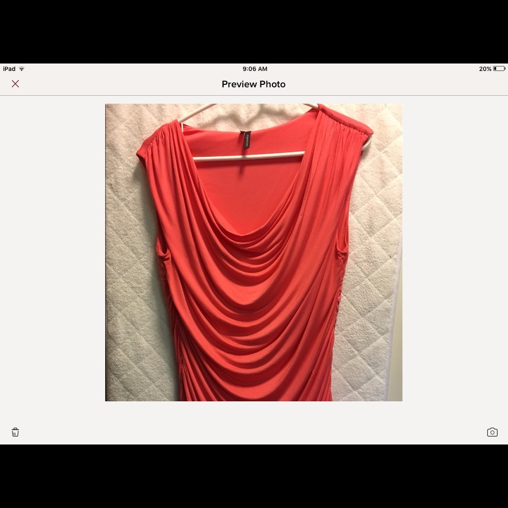 2 for the price of one Black & dark Salmon tops