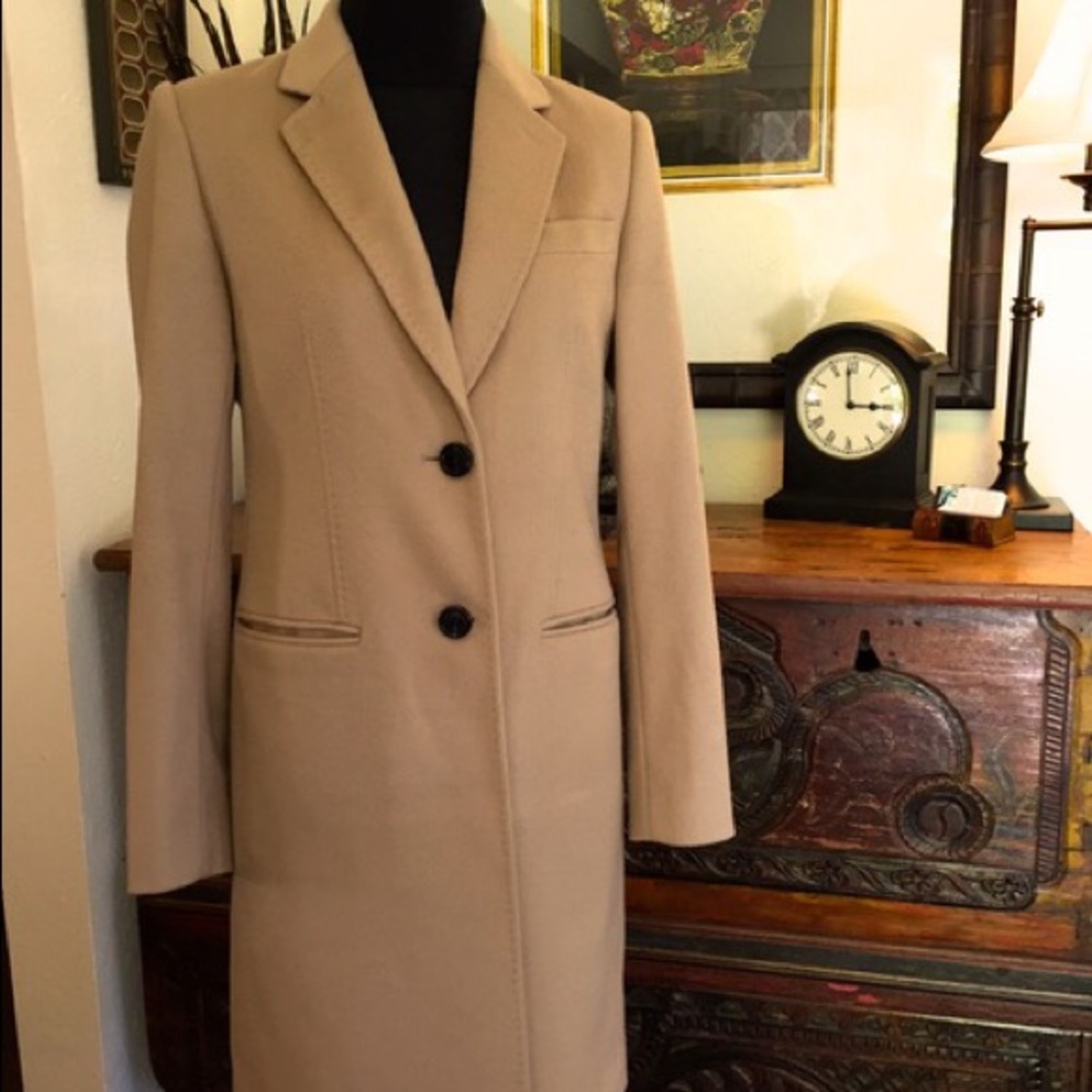 Pure Collection Single Breasted Reefer Coat