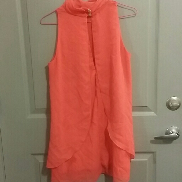 Coral dress - Picture 2 of 2