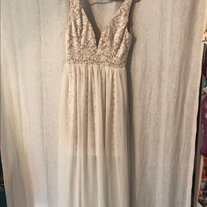 Beautiful white maxi dress