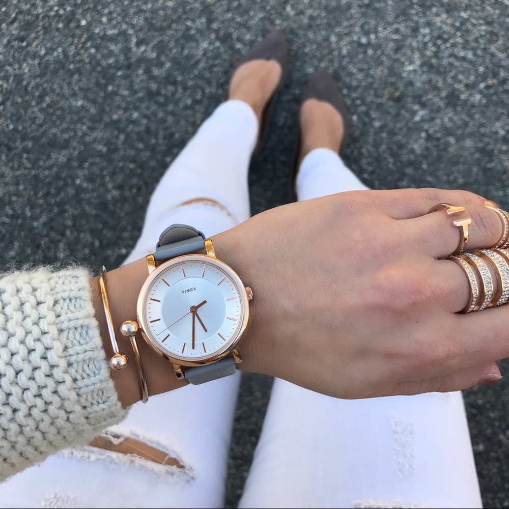 Timex Simple Classic Rose Gold watch