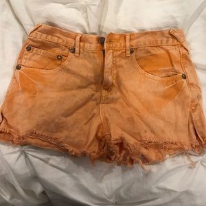 Free people jean shorts