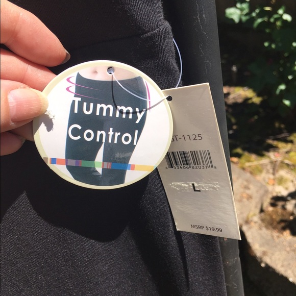 Black tummy control leggings - Picture 4 of 8